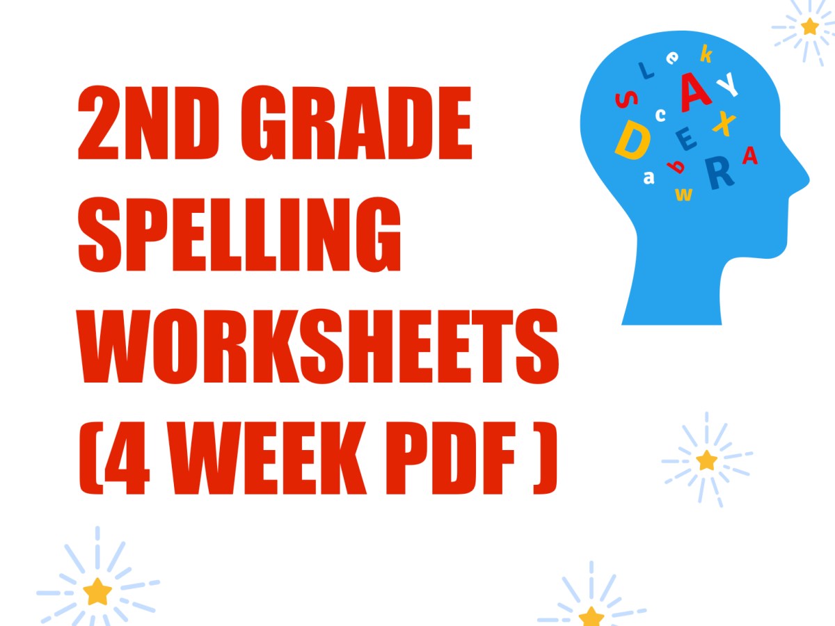 Free 2nd Grade Spelling Worksheets (4 Weeks of Printable&nbsp;Practice)