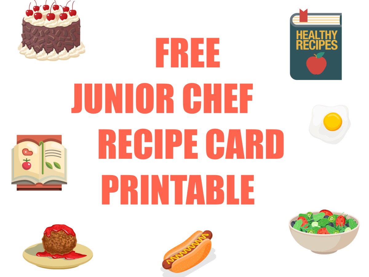 Free Printable Recipe Cards for Kids (Perfect for Junior Chef&nbsp;Week!)