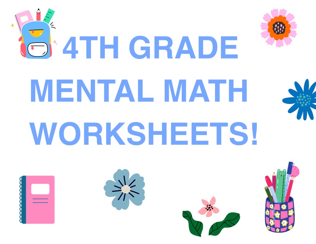 Free 4th Grade Metal Math Worksheets (Addition, Subtraction &&nbsp;Multiplication)