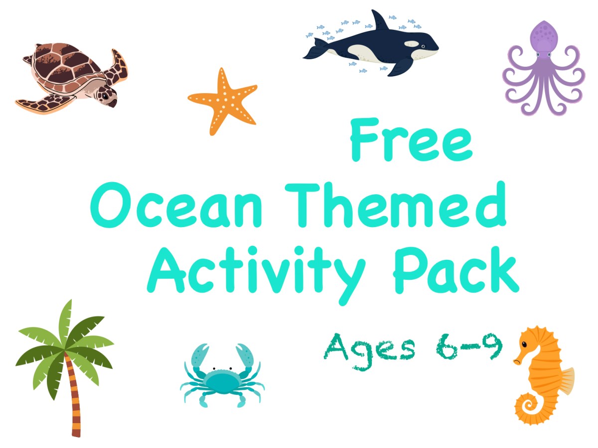 Ocean Activities for Kids: Free Printable Ocean Themed Activity Pack (Ages&nbsp;6-9)