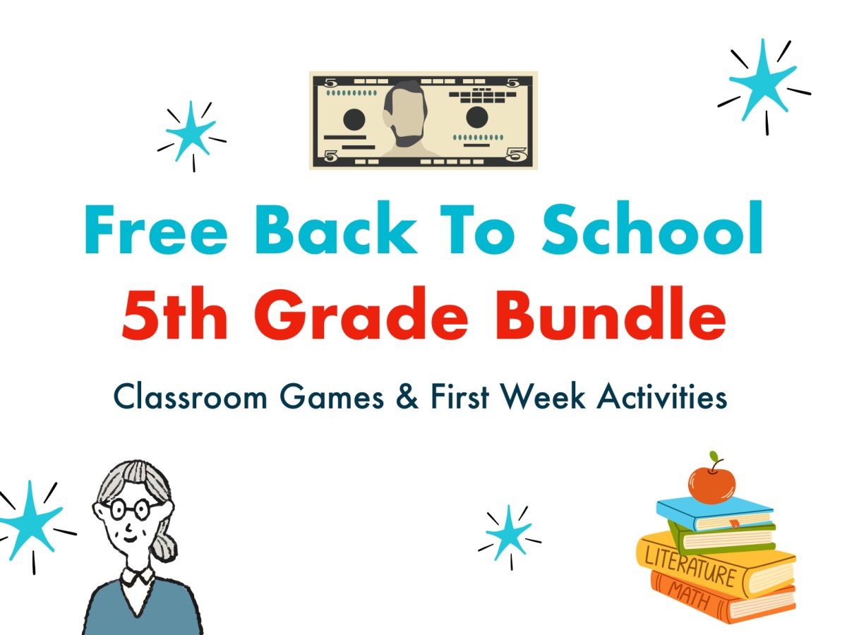 Free 5th Grade Back to School Printable Bundle for&nbsp;Classrooms