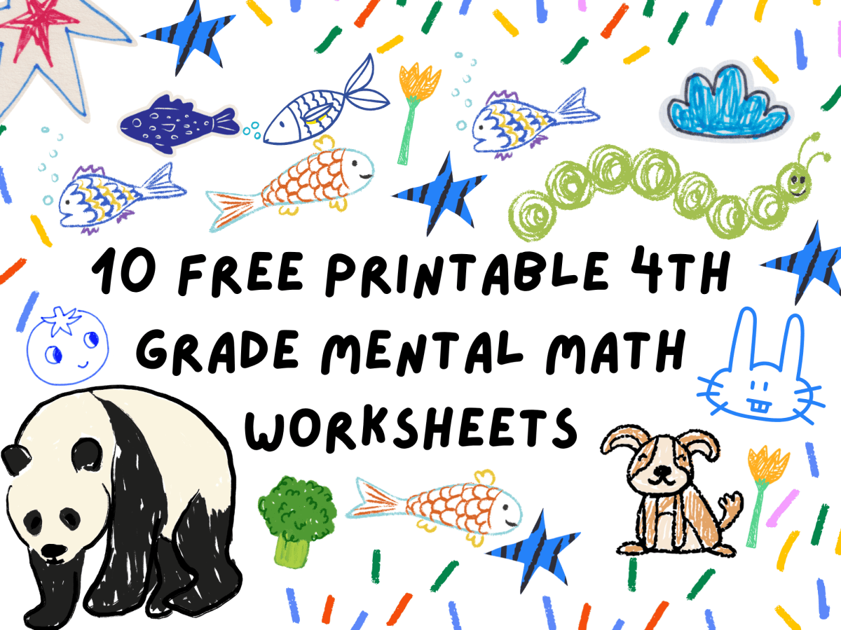 10 Free 4th Grade Mental Math&nbsp;Worksheets