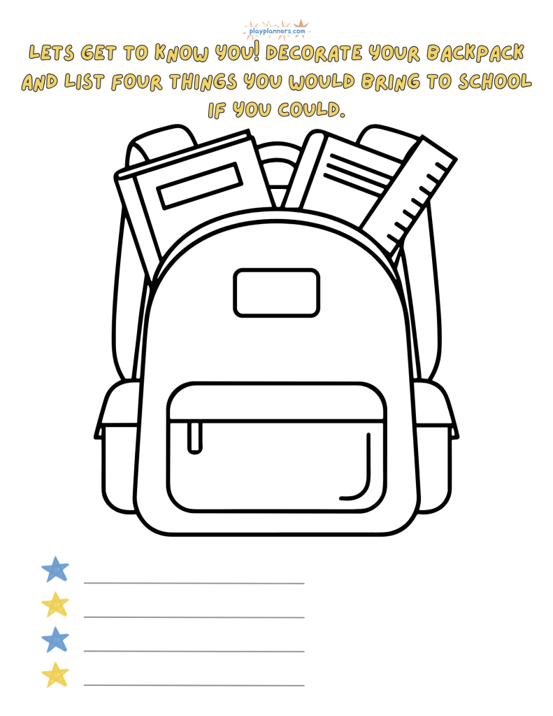 Free Welcome to 3rd Grade Coloring Pages - backpack coloring page