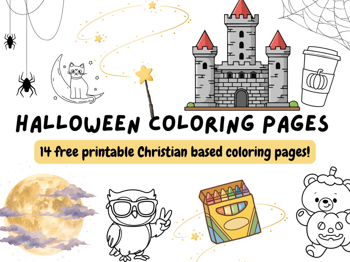 14 Free Non-Scary Halloween Coloring Pages&nbsp;🎃