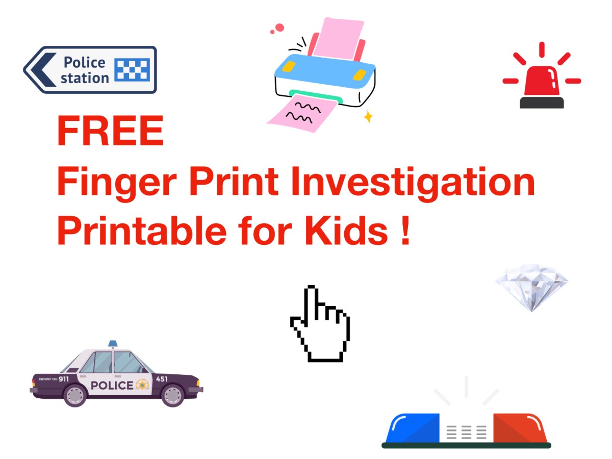 Free Fingerprint Detective Printable for&nbsp;Kids
