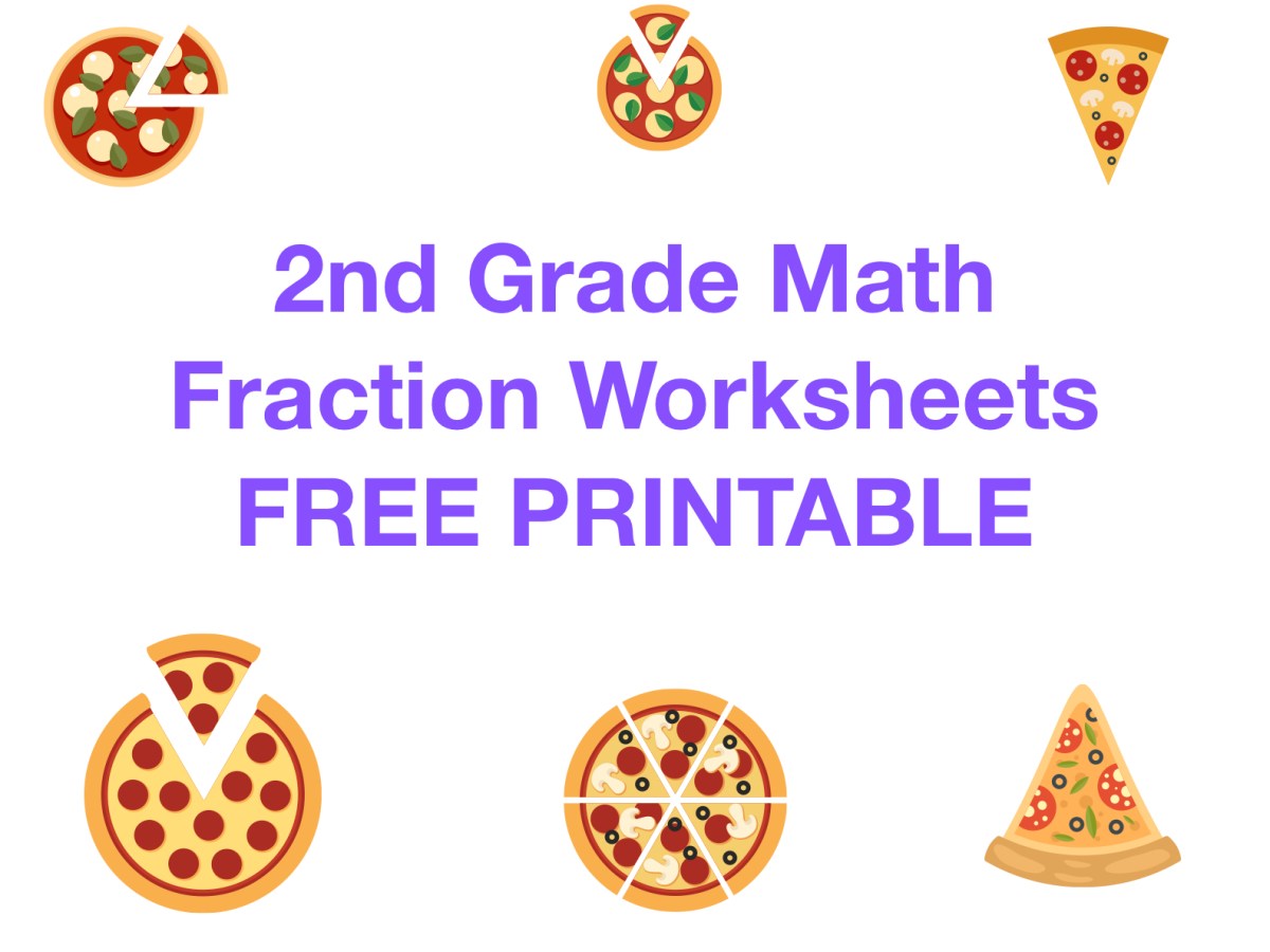 Free 2nd Grade Fraction Worksheets&nbsp;(Printable)