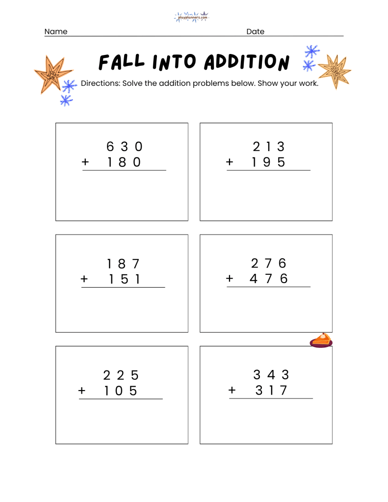 2nd grade 3 digit addition worksheets free