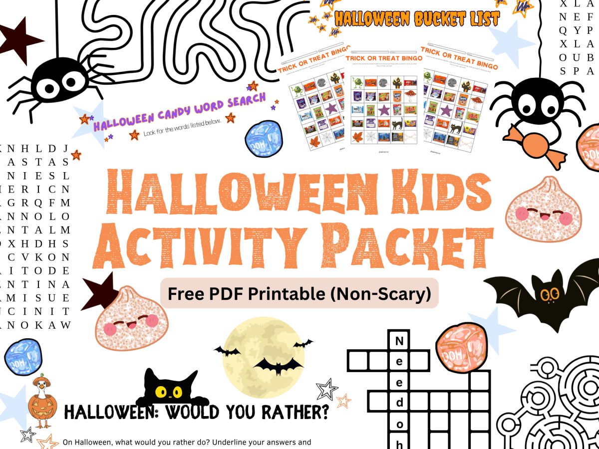 Free Printable Halloween Activity&nbsp;Packet