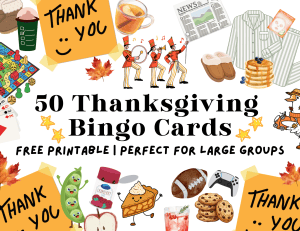 50 Thanksgiving Bingo Cards Free Printable