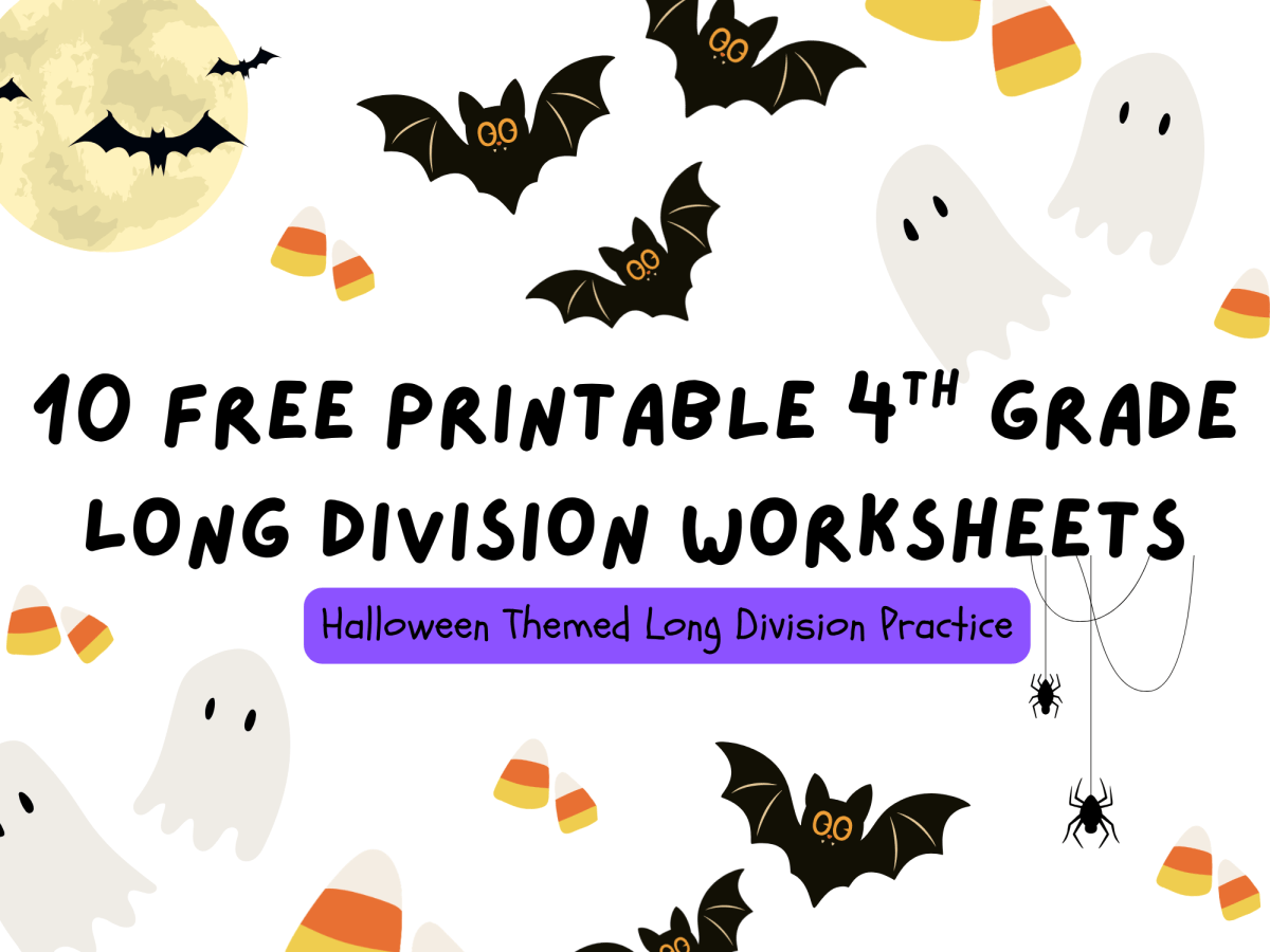 Divide If You Dare: 10 Free Printable 4th Grade Long Division&nbsp;Worksheets