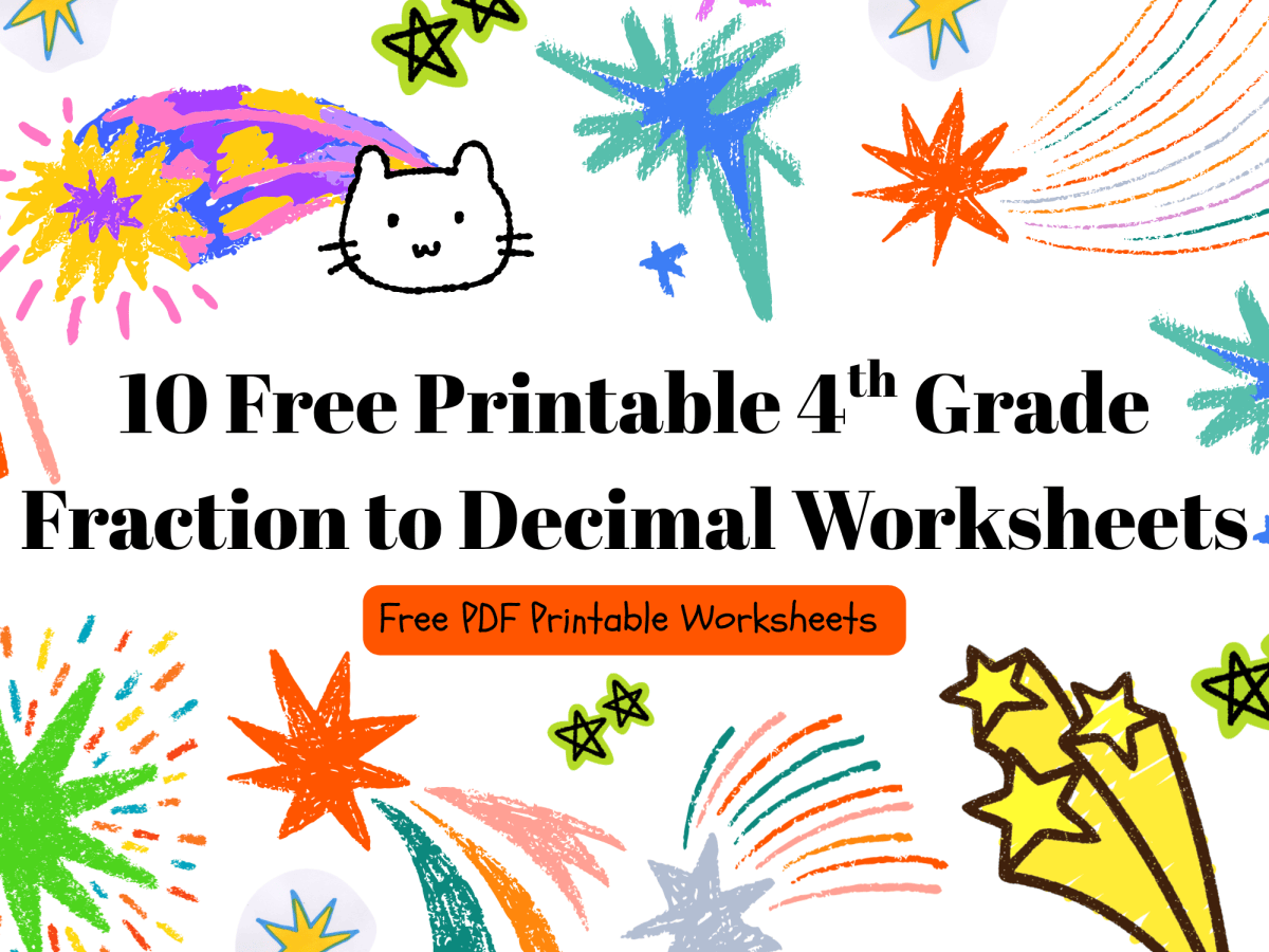 4th Grade Fractions to Decimals&nbsp;Worksheets