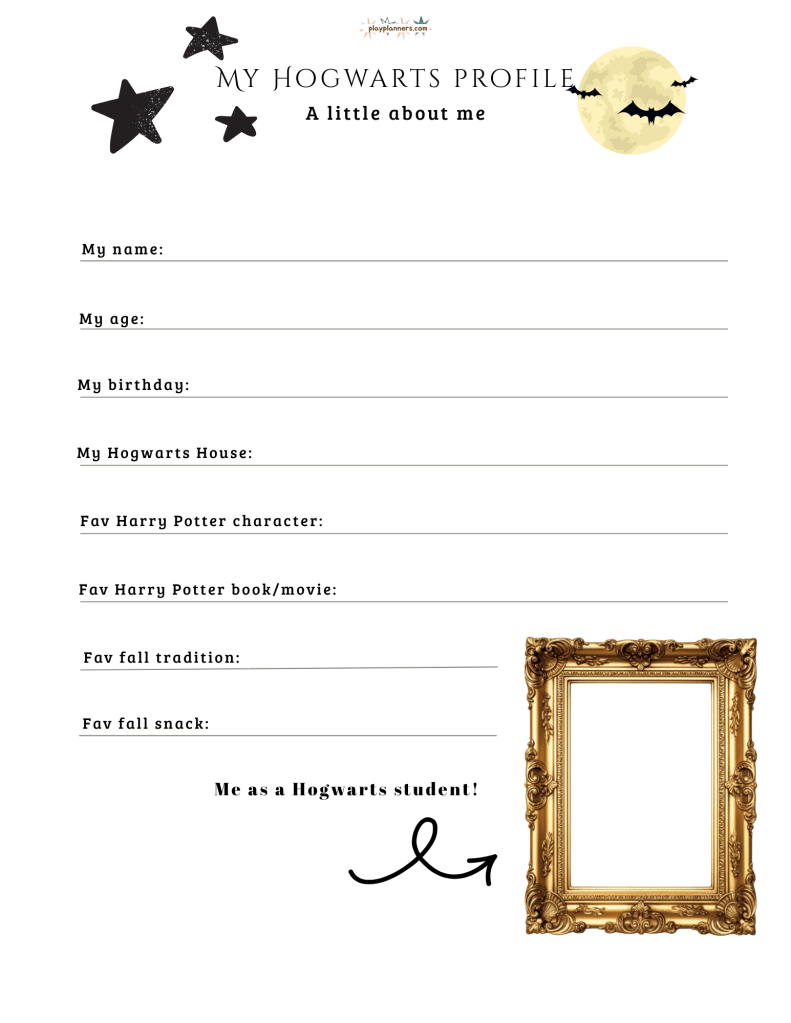 pen-pal letter harry potter theme