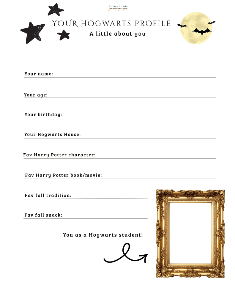 pen-pal letter harry potter theme