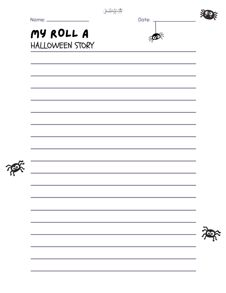 writing paper halloween free printable