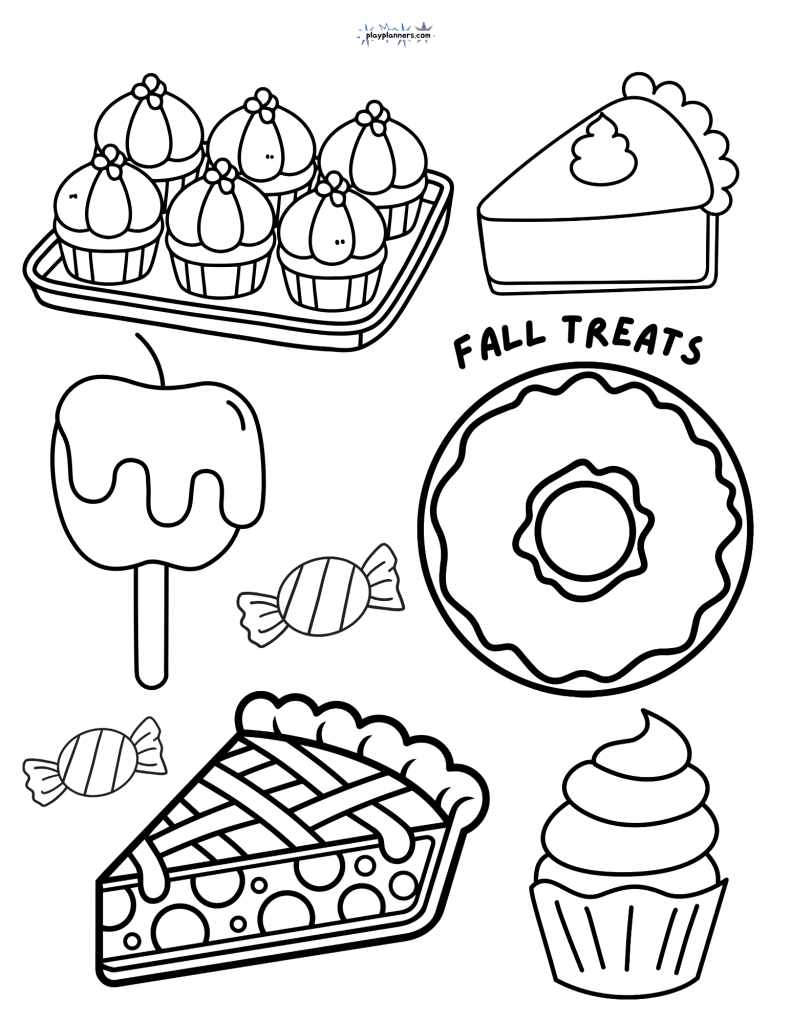fall coloring page free printable, 6 of 11