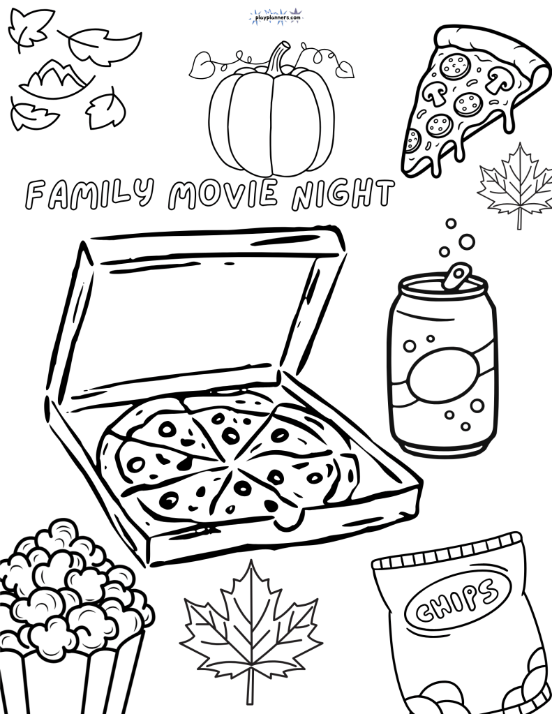 fall coloring page free printable, 7 of 11