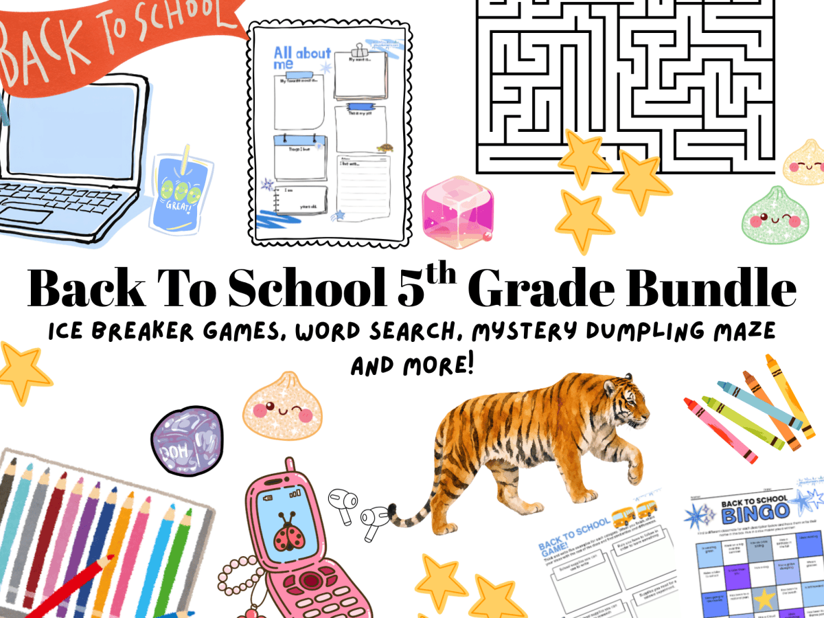 Free 5th Grade Back to School Printable&nbsp;Bundle