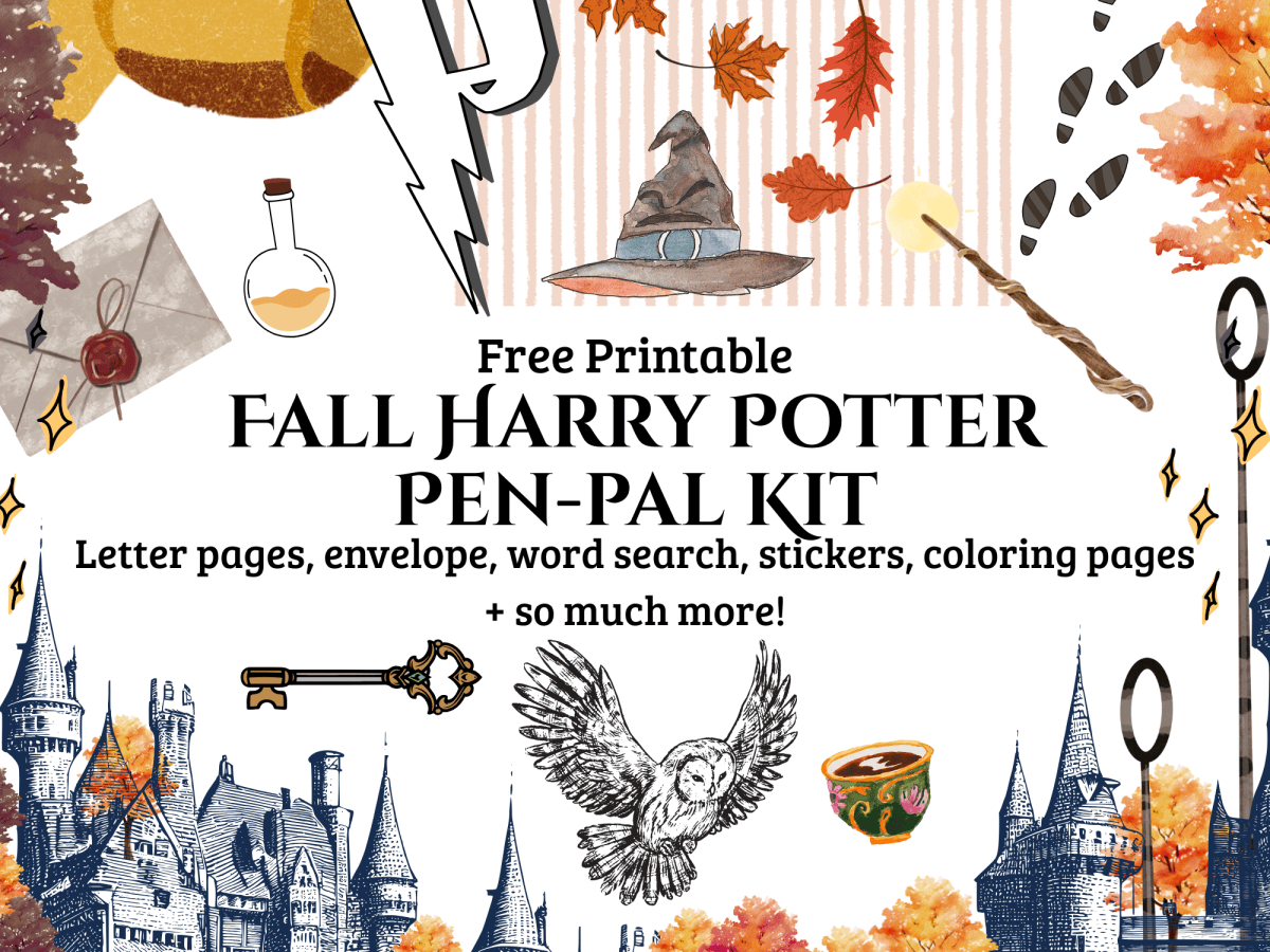 Fall Harry Potter Pen Pal Packet – Free&nbsp;Printable