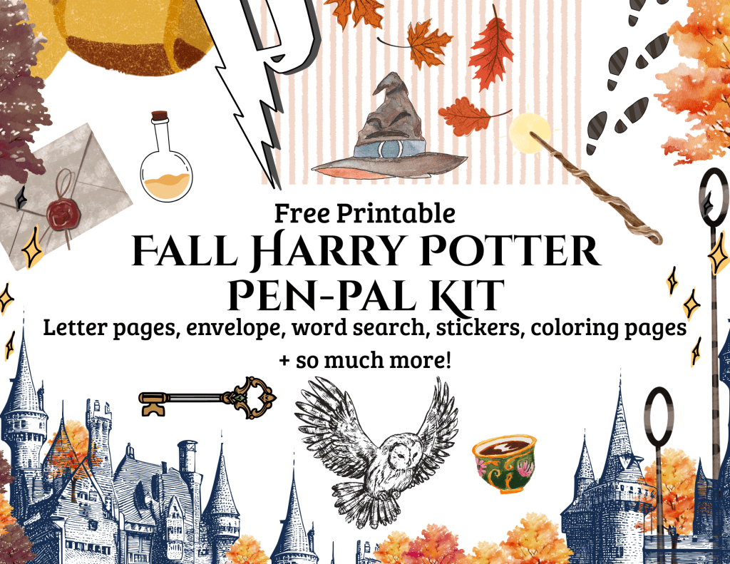 Fall Harry Potter Pen Pal Packet – Free Printable