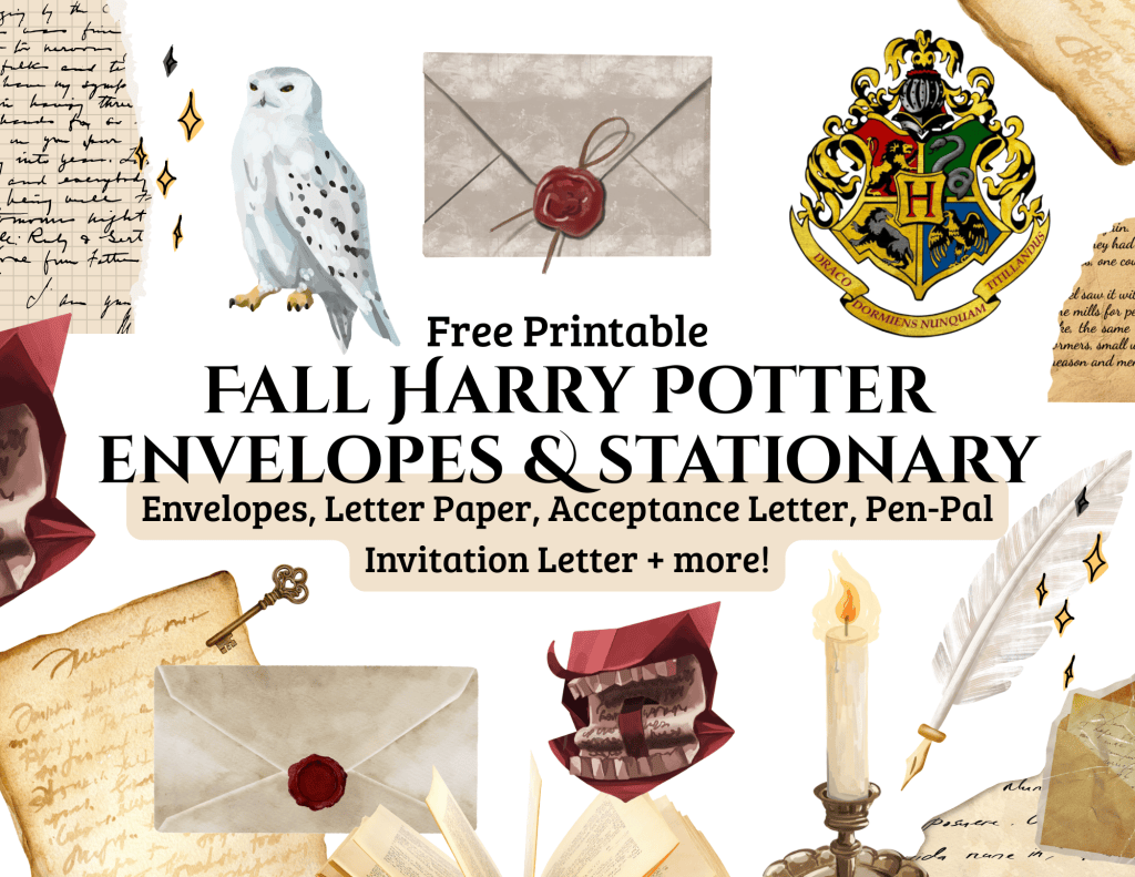 harry potter stationary