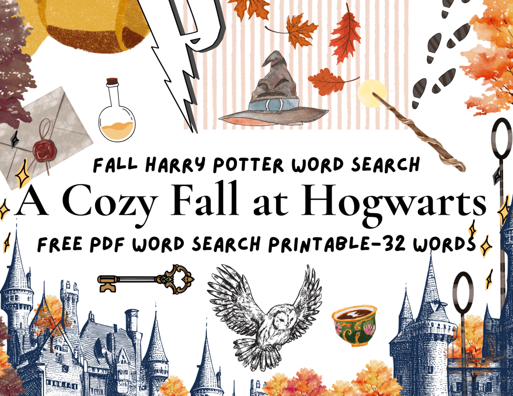 Harry Potter Fall word search