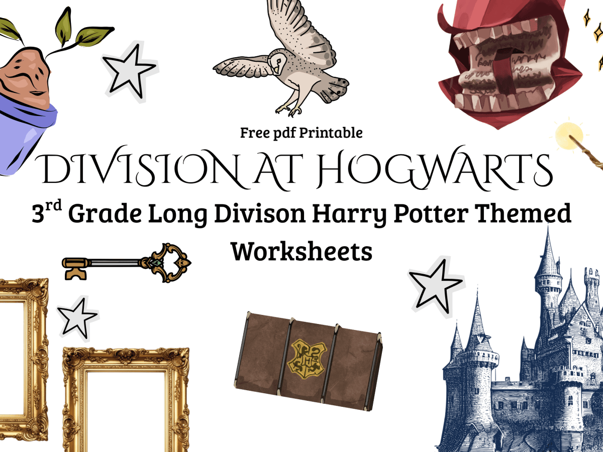 Division at Hogwarts: 3rd Grade Long Division&nbsp;Worksheets