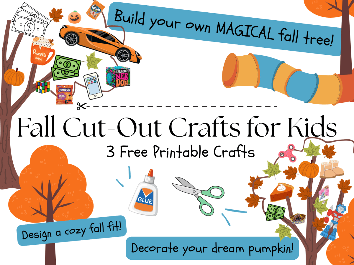 3 Free Printable Fall Crafts for Kids: Build a Pumpkin, Magical Fall Tree & Cozy&nbsp;Outfit