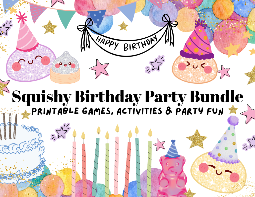 squishy birthday party bundle