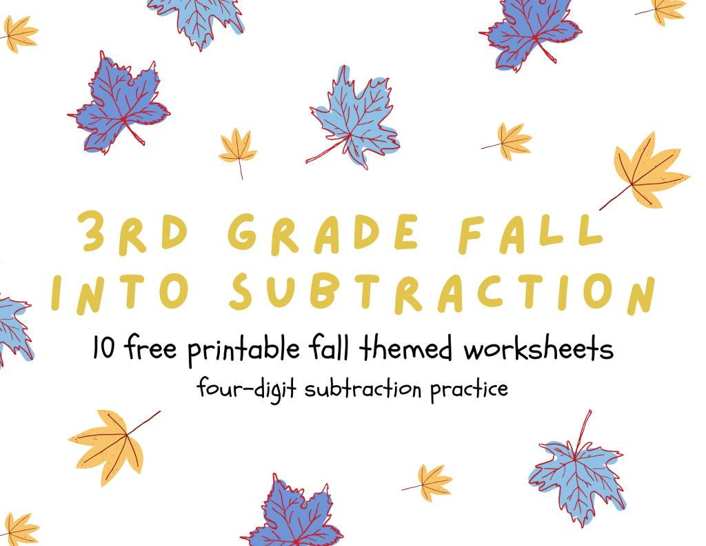 3rd grade subtraction worksheets free printables