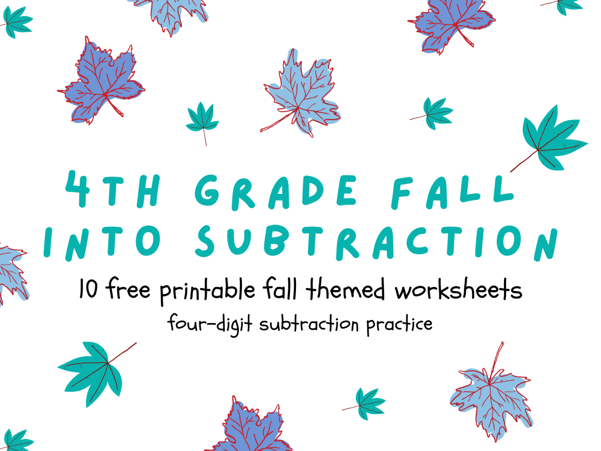 4th Grade Fall Subtraction Worksheets – 10 Free Printable&nbsp;Worksheets