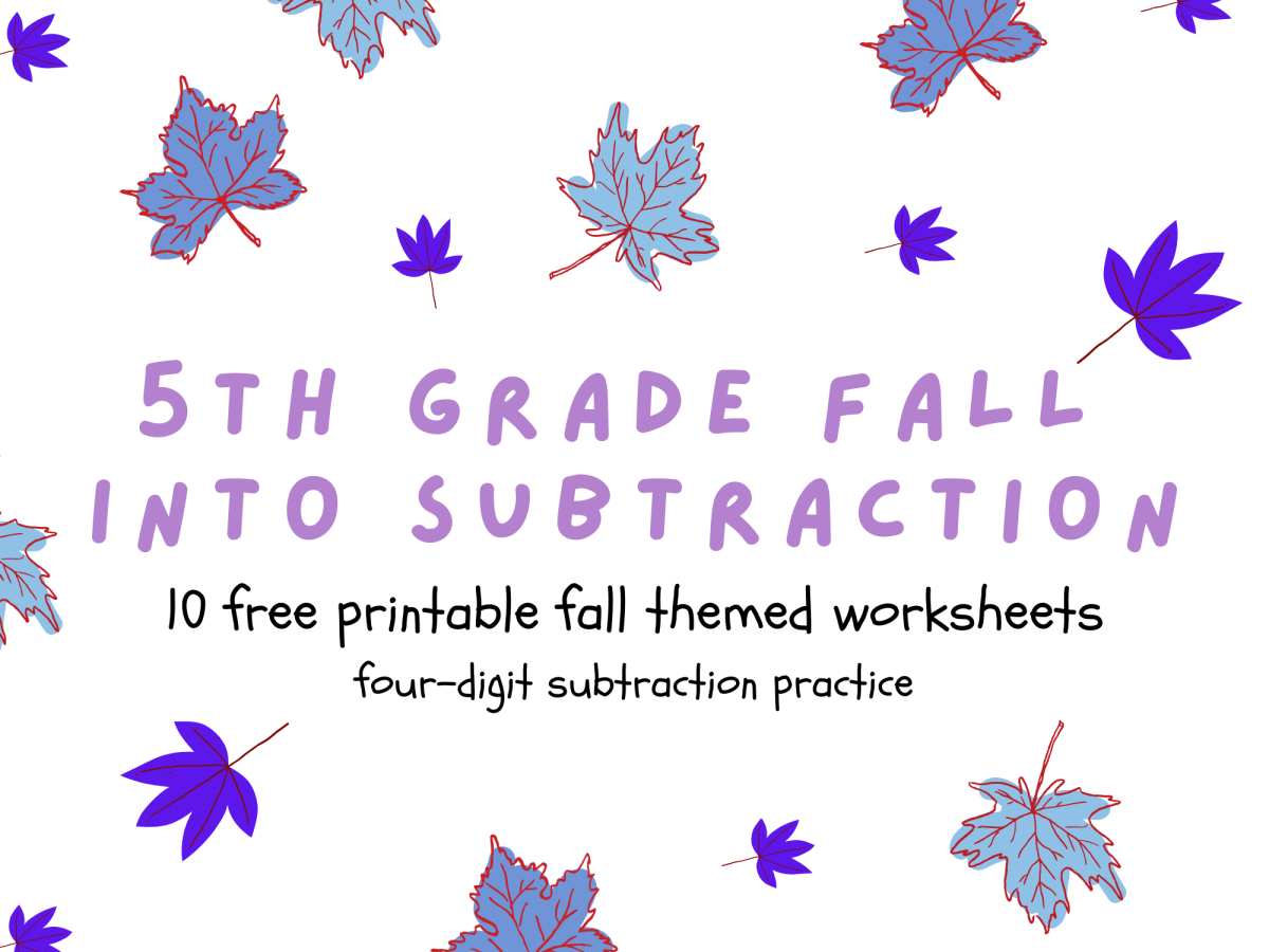 5th Grade Fall Subtraction Worksheets – 10 Free 5-Digit&nbsp;Printables