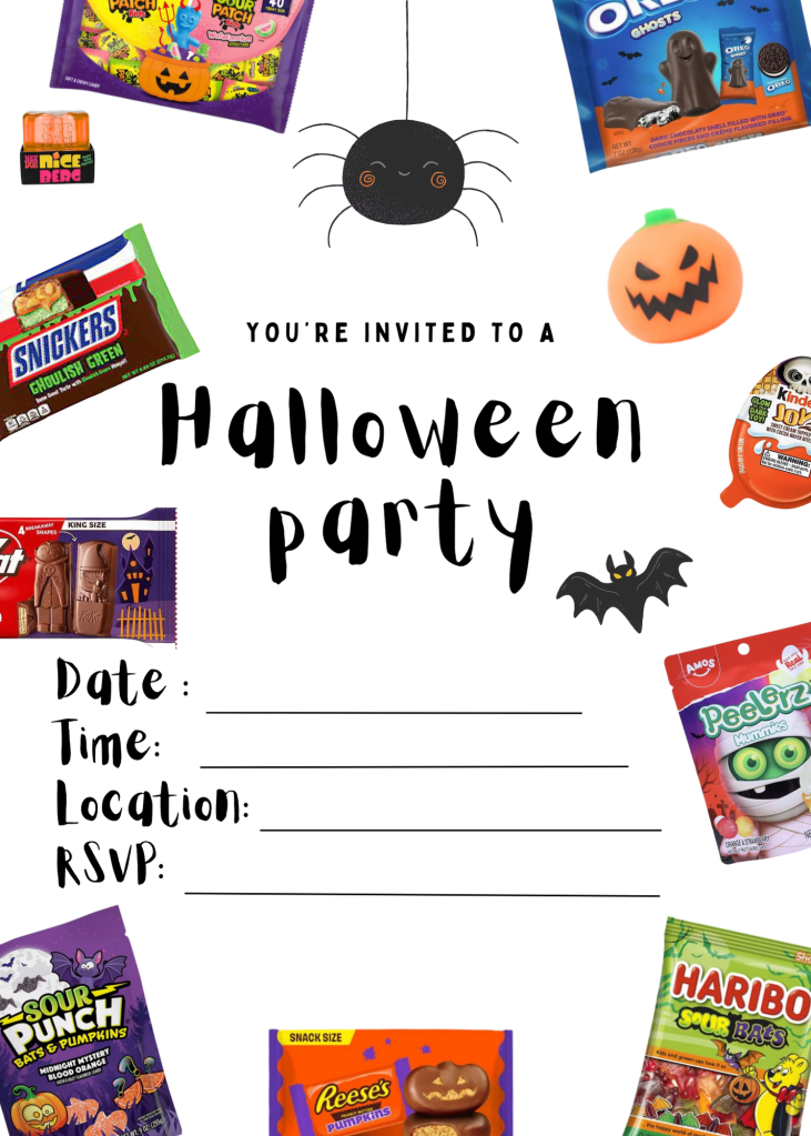 halloween party invitations for kids