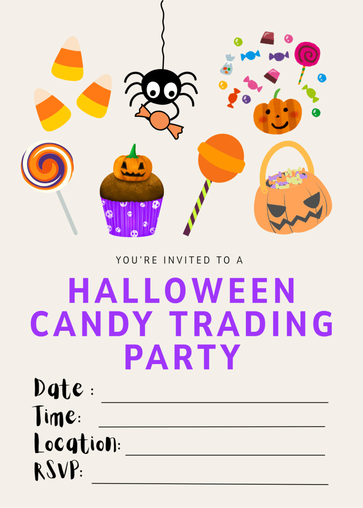 halloween party invitations for kids