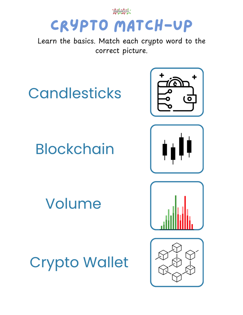 free worksheets for kids to learn about trading