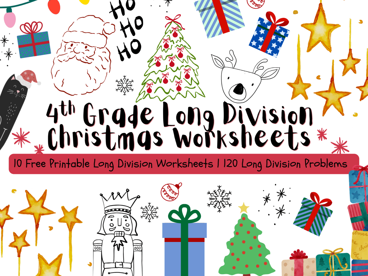 Divide and Sleigh 4th Grade: Free Printable Long Division&nbsp;Worksheets