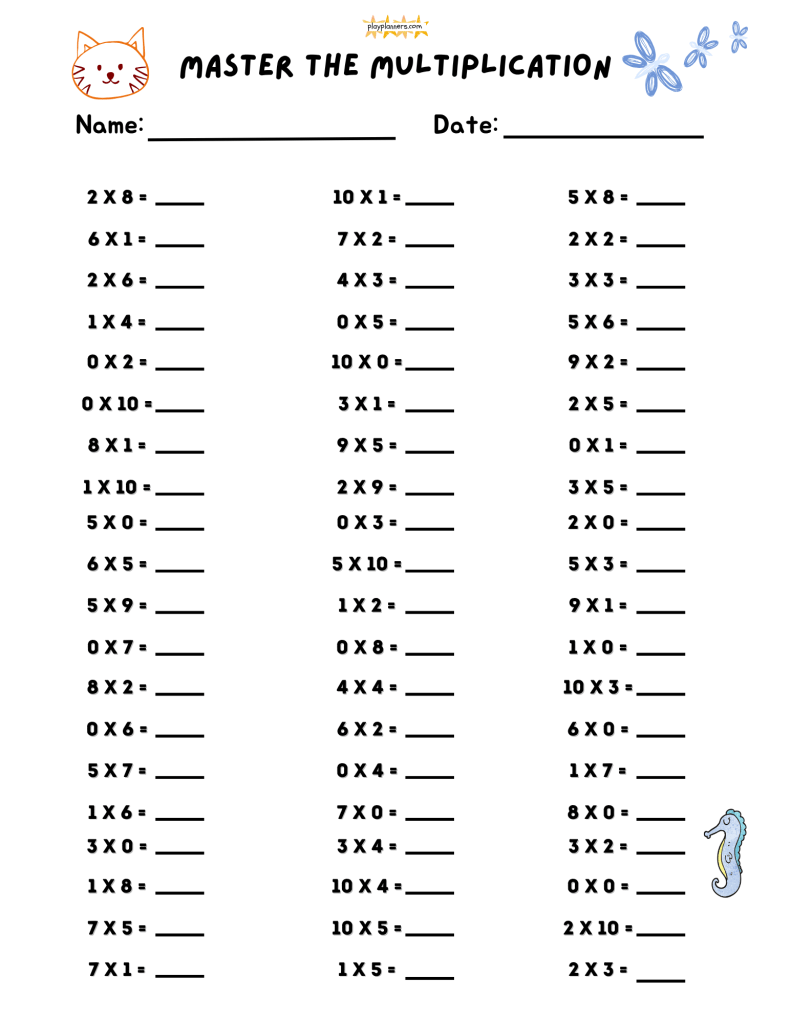 2nd grade multiplication worksheets free printable