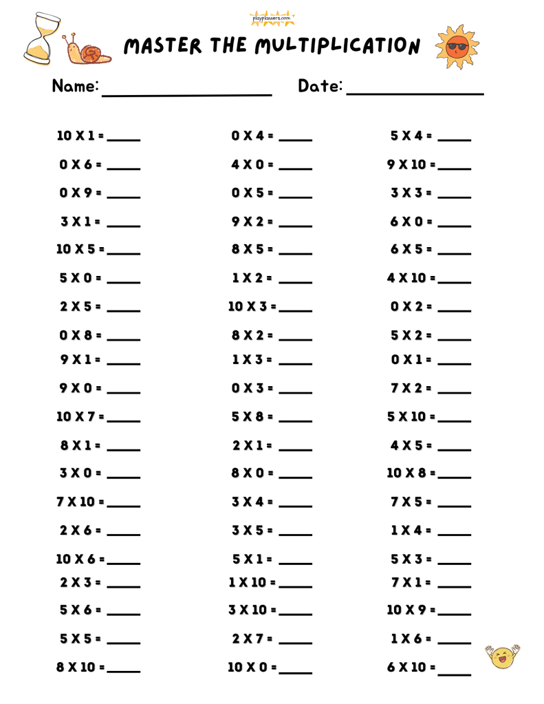 2nd grade multiplication worksheets free printable