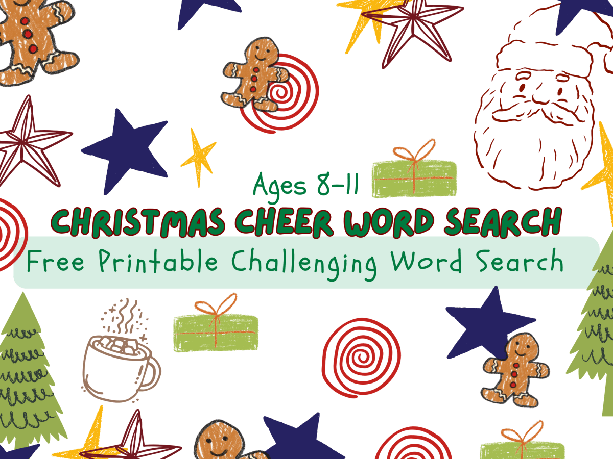 Free Printable Christmas Word Search for Kids (Ages&nbsp;8–11)