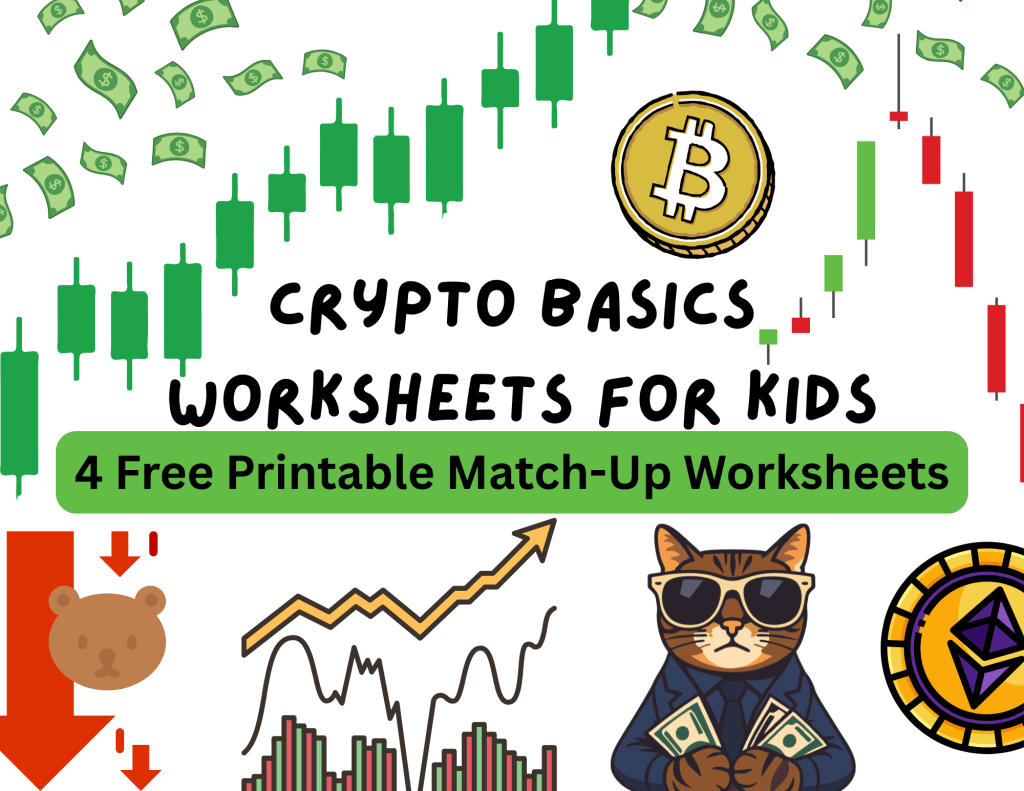Kid's educational crypto worksheets free
