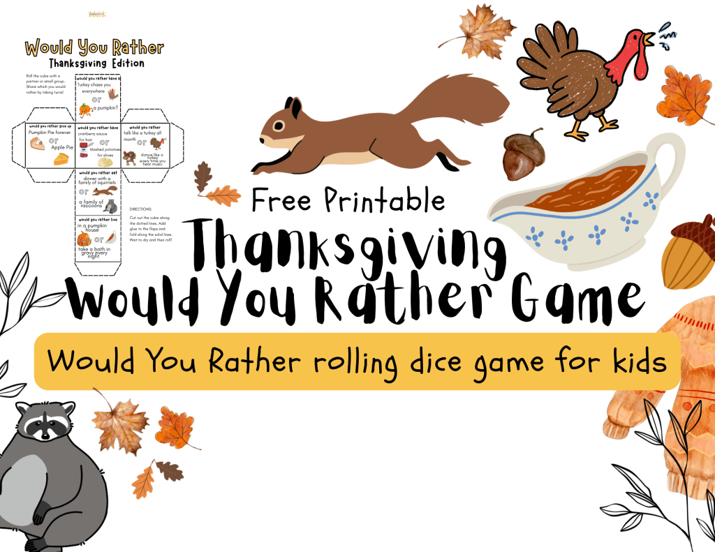 free printable would you rather game for thanksgiving family parties