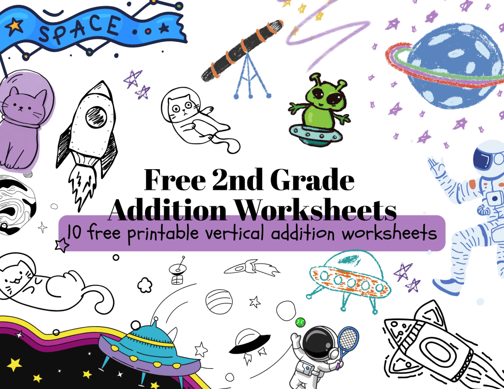 2nd grade addition practice free printable worksheets
