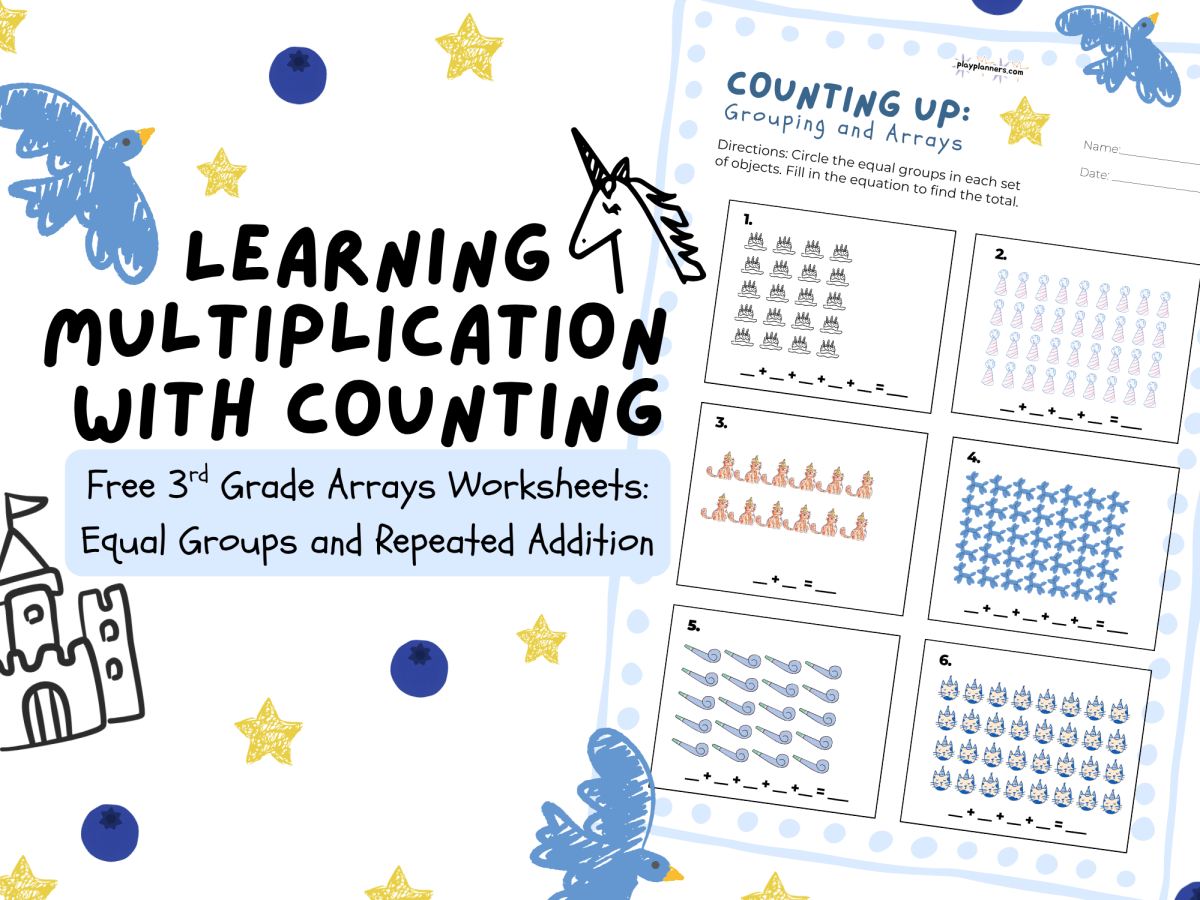Free 3rd Grade Arrays Worksheets: Equal Groups and Repeated&nbsp;Addition