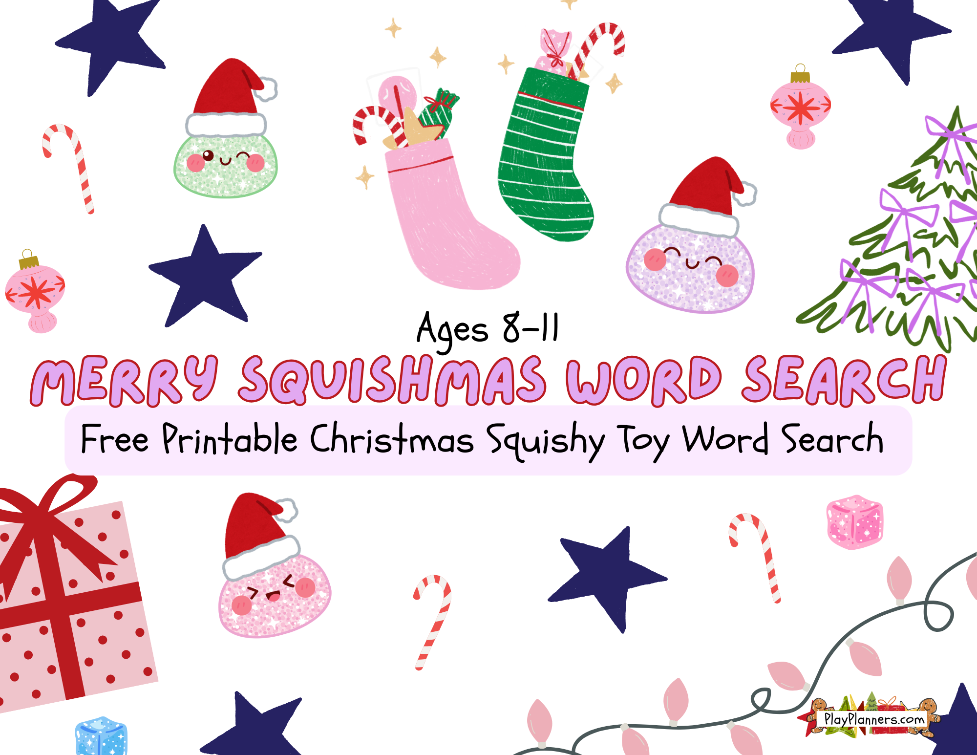 Free Printable Squishy Winter Word Search for Kids
