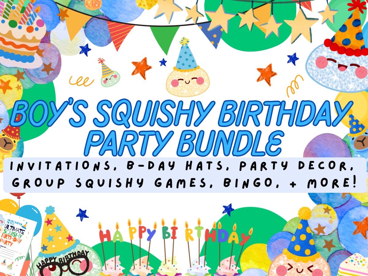 Squishy Birthday Party Bundle for Boys: Games, Printables &&nbsp;Decorations