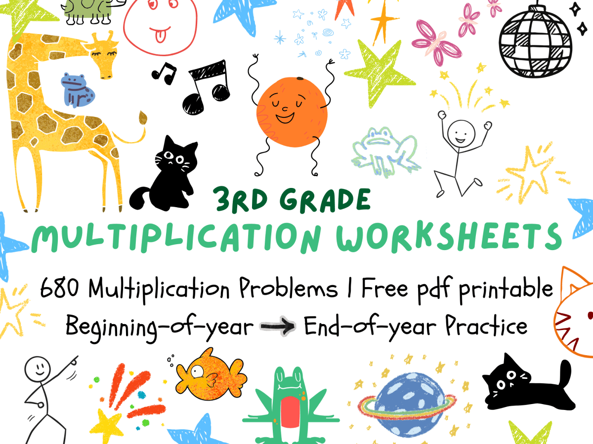 Master Multiplication: Free 3rd Grade Multiplication&nbsp;Worksheets