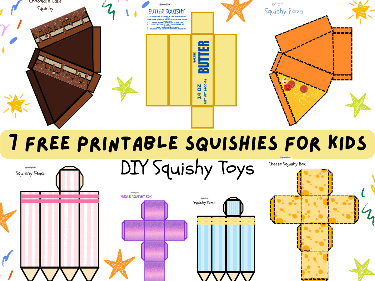 7 Free Printable Paper Squishies for&nbsp;Kids